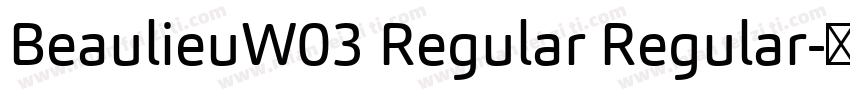 BeaulieuW03 Regular Regular字体转换